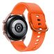 Ремешок Deexe Soft Silicone для  Samsung Galaxy Watch 3 (41mm) - Orange. Фото 1 из 4