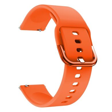 Ремешок Deexe Soft Silicone для  Samsung Galaxy Watch 3 (41mm) - Orange