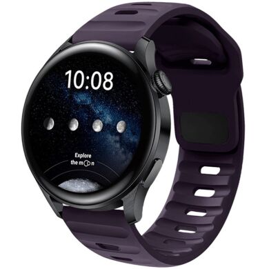 Ремінець Deexe Sport Band для годинників з шириною кріплення 20 мм - Dark Purple