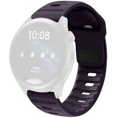 Ремінець Deexe Sport Band для годинників з шириною кріплення 20 мм - Dark Purple