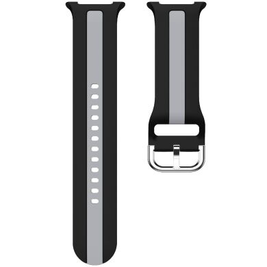 Ремешок Deexe Sport Strap для Samsung Galaxy Watch 8 (40/44mm) / 8 Classic - Black / Grey