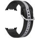 Ремешок Deexe Sport Strap для Samsung Galaxy Watch 8 (40/44mm) / 8 Classic - Black / Grey. Фото 3 из 6