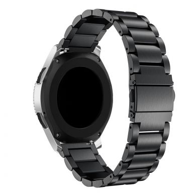 Ремешок Deexe Stainless Steel для Samsung Galaxy Watch 46mm / Watch 3 45mm / Gear S3 - Black