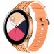 Ремешок Deexe Twill Color Strap для часов с шириной крепления 22мм - Orange / Colorful. Фото 1 из 4
