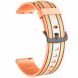 Ремінець Deexe Twill Color Strap для годинників з шириною кріплення 22мм - Orange / Colorful