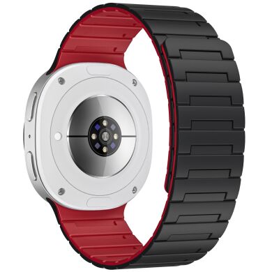 Ремешок Reframe Magnetic Band для Samsung Galaxy Watch 8 (40/44mm) / 8 Classic - Black / Red