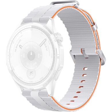 Ремінець Reframe Sport Linear для годинників з шириною кріплення 22мм - White / Orange