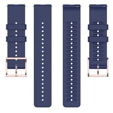 Ремешок UniCase Dot Pattern для Samsung Galaxy Watch 3 (41mm) - Dark Blue