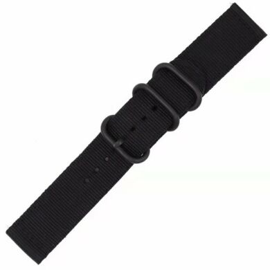 Ремешок UniCase Nylon для часов с шириной крепления 22мм - Black