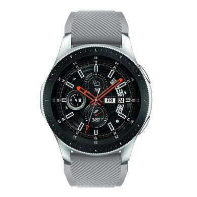 Ремешок UniCase Twill Texture для Samsung Galaxy Watch 46mm / Watch 3 45mm / Gear S3 - Grey