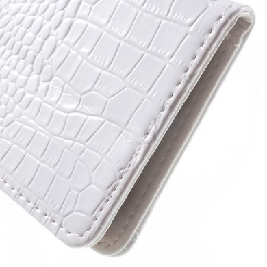 Чехол-книжка Deexe Crocodile Style для Samsung Galaxy J7 (J700) / J7 Neo (J701) - White