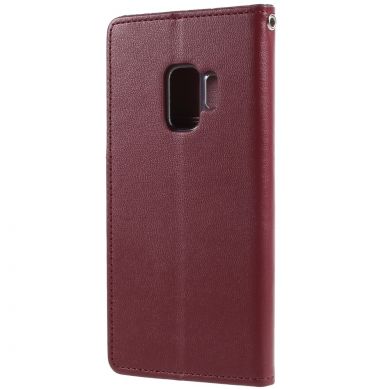 Чехол-книжка MERCURY Bravo Diary для Samsung Galaxy S9 (G960) - Wine Red