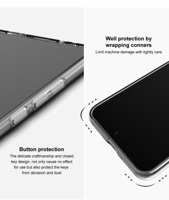 Силиконовый чехол IMAK UX-5 Series для Samsung Galaxy S23 Ultra (S918) - Transparent Black