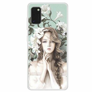 Силіконовий (TPU) чохол Deexe Life Style для Samsung Galaxy A41 (A415) - Beautiful Girl