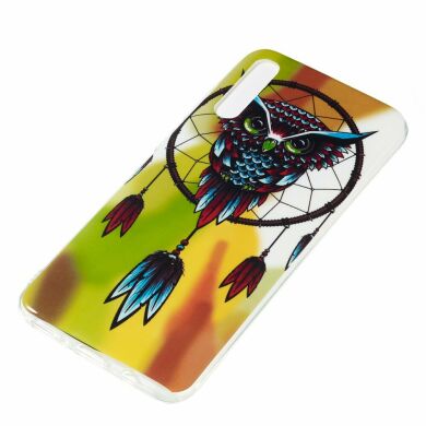 Силіконовий (TPU) чохол Deexe LumiCase для Samsung Galaxy A70 (A705) - Owl and Dream Catcher
