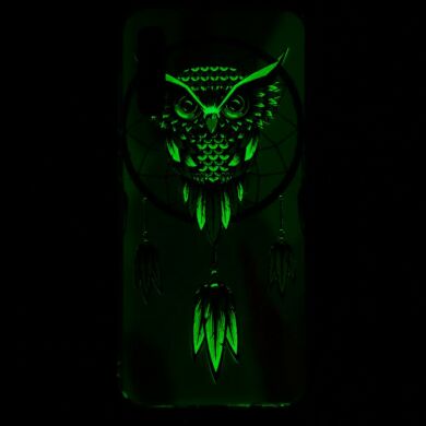 Силіконовий (TPU) чохол Deexe LumiCase для Samsung Galaxy A70 (A705) - Owl and Dream Catcher