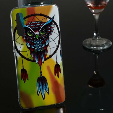 Силіконовий (TPU) чохол Deexe LumiCase для Samsung Galaxy A70 (A705) - Owl and Dream Catcher
