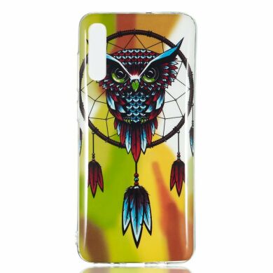 Силіконовий (TPU) чохол Deexe LumiCase для Samsung Galaxy A70 (A705) - Owl and Dream Catcher