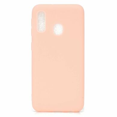 Силіконовий (TPU) чохол Deexe Matte Case для Samsung Galaxy A20e (A202) - Pink