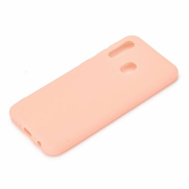 Силіконовий (TPU) чохол Deexe Matte Case для Samsung Galaxy A20e (A202) - Pink