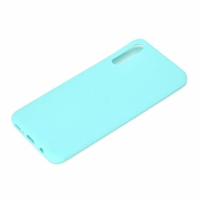 Силіконовий (TPU) чохол Deexe Matte Case для Samsung Galaxy A50 (A505) - Baby Blue