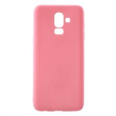 Силіконовий (TPU) чохол Deexe Matte Case для Samsung Galaxy J8 2018 (J810) - Pink