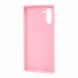 Силиконовый (TPU) чехол Deexe Matte Case для Samsung Galaxy Note 10 (N970) - Pink. Фото 3 из 3