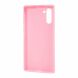 Силіконовий (TPU) чохол Deexe Matte Case для Samsung Galaxy Note 10 (N970) - Pink