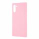 Силіконовий (TPU) чохол Deexe Matte Case для Samsung Galaxy Note 10 (N970) - Pink