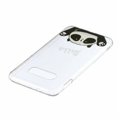 Силіконовий (TPU) чохол Deexe Pretty Glossy для Samsung Galaxy S10e (G970), Adorable Panda