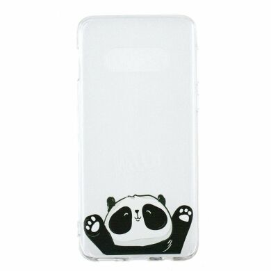 Силіконовий (TPU) чохол Deexe Pretty Glossy для Samsung Galaxy S10e (G970), Adorable Panda