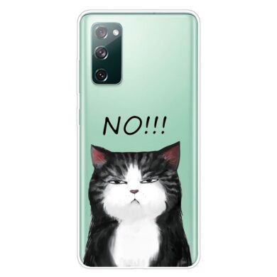 Силиконовый (TPU) чехол Deexe Pretty Things для Samsung Galaxy S20 FE (G780) - Cat Pattern