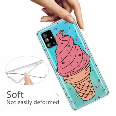 Силіконовий (TPU) чохол Deexe Pretty Glossy для Samsung Galaxy S20 Plus (G985) - Ice Cream