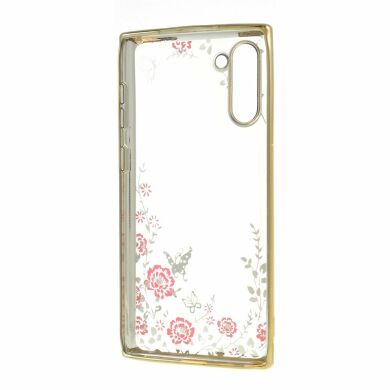 Силіконовий (TPU) чохол Deexe Shiny Cover для Samsung Galaxy Note 10 (N970) - Gold