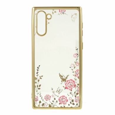 Силіконовий (TPU) чохол Deexe Shiny Cover для Samsung Galaxy Note 10 (N970) - Gold