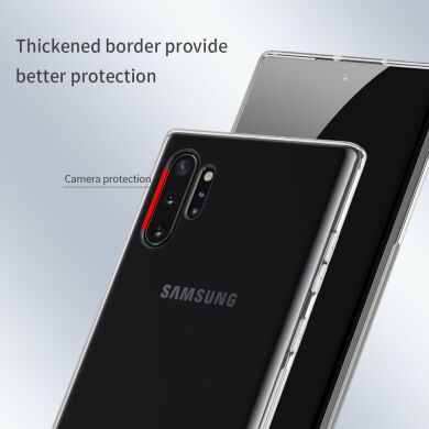 Силиконовый (TPU) чехол NILLKIN Nature для Samsung Galaxy Note 10+ (N975) - White