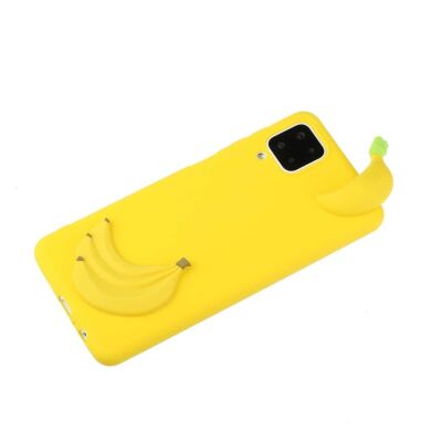 Силіконовий (TPU) чохол UniCase 3D Cartoon Pattern для Samsung Galaxy A12 (A125) / A12 Nacho (A127) / M12 (M127) - Banana