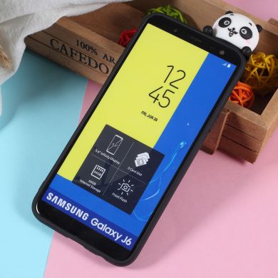 Силиконовый (TPU) чехол UniCase 3D Pattern для Samsung Galaxy J6 2018 (J600) - Cute Panda B