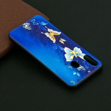 Силиконовый (TPU) чехол UniCase Color Style для Samsung Galaxy M20 - Butterfly Pattern