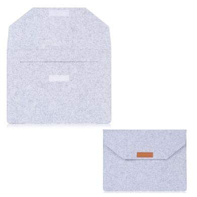 Универсальный чехол Deexe Carrying Bag для ноутбука диагональю 13 дюймов - Light Grey