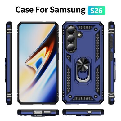 Защитный чехол Deexe Armor Case для Samsung Galaxy S26 - Black