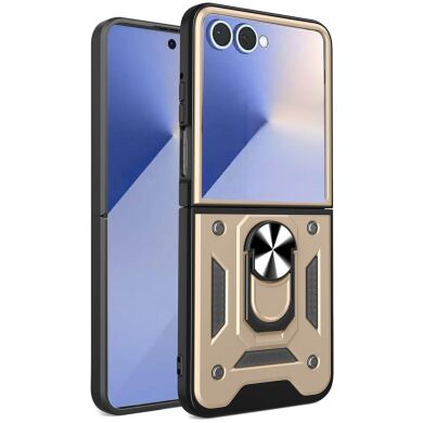 Защитный чехол Deexe Armor Shield (FF) для Samsung Galaxy Flip 7 - Gold