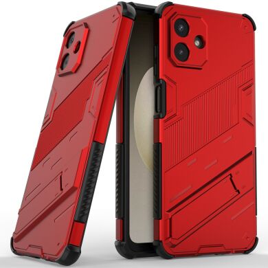 Защитный чехол Deexe Bibercas для Samsung Galaxy A07 (A075) - Red