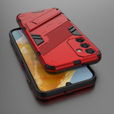 Защитный чехол Deexe Bibercas для Samsung Galaxy M15 (M156) - Red