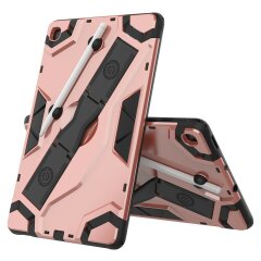 Защитный чехол Deexe Defender Case для Samsung Galaxy Tab S6 lite / S6 Lite (2022/2024) - Rose Gold