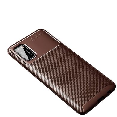 Защитный чехол Deexe Fusion для Samsung Galaxy A02s (A025) - Brown