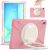 Защитный чехол Deexe Hand Grip для Samsung Galaxy Tab S10 FE Plus - Pink