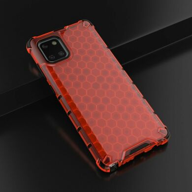 Защитный чехол Deexe Honeycomb Series для Samsung Galaxy Note 10 Lite (N770) - Red