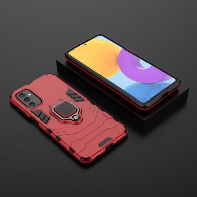 Защитный чехол Deexe Hybrid Case для Samsung Galaxy M52 (M526) - Red