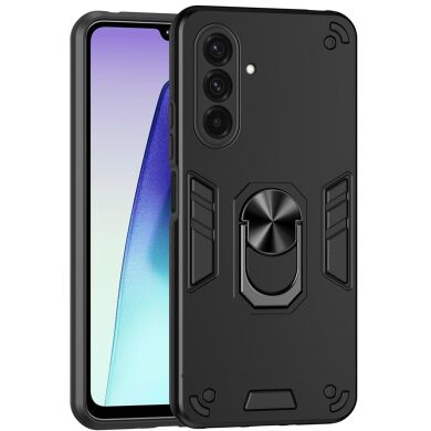 Захисний чохол Deexe Hybrid Shell для Samsung Galaxy A37 (A376) - Black